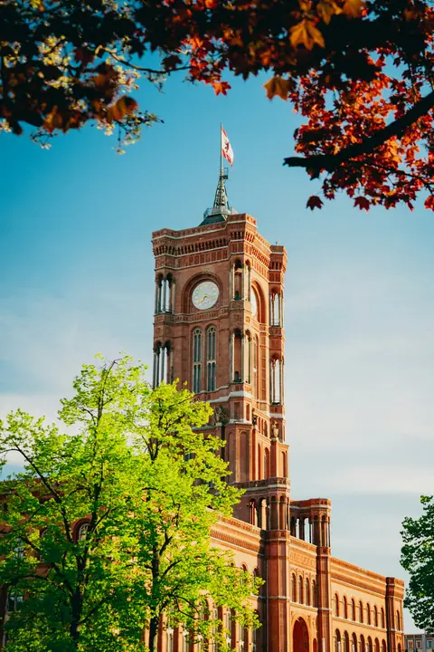 Rotes Rathaus i Berlin