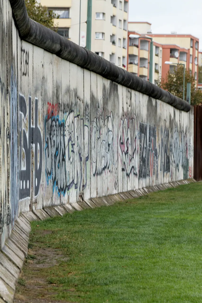 En bevarad del av Berlinmuren