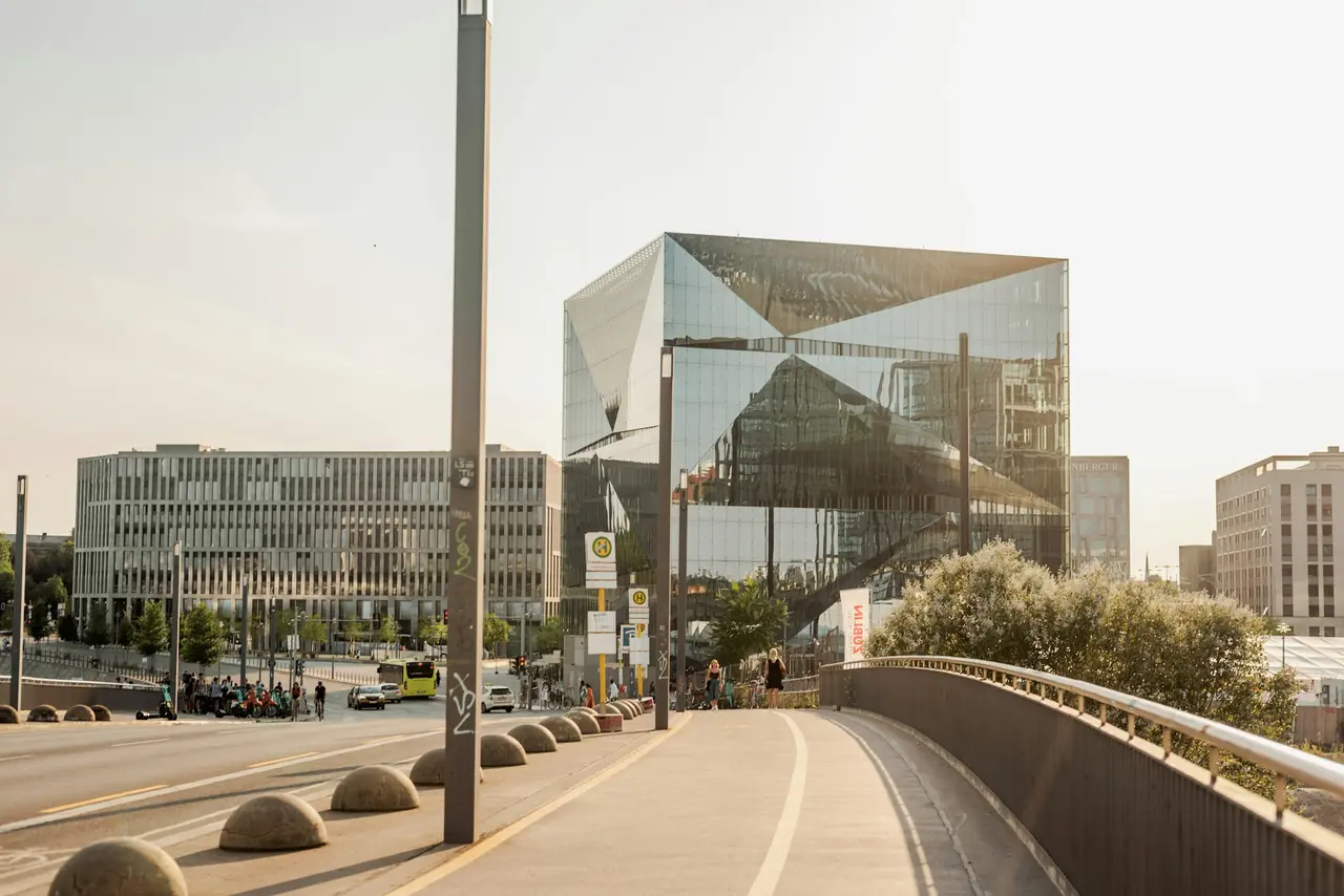 Stadsvy i Berlin