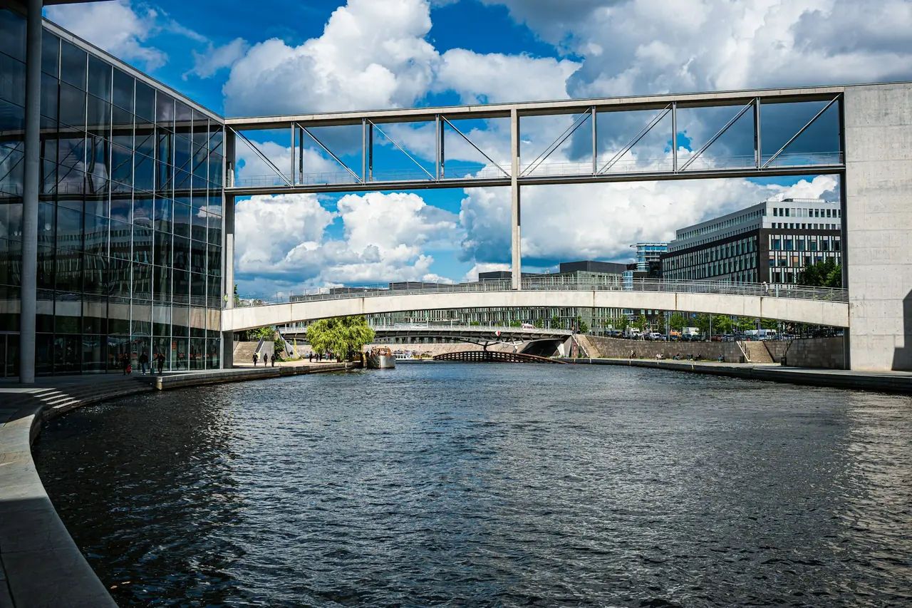 Stadsvy i Berlin