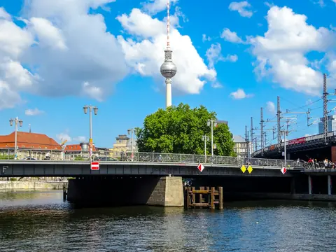 Stadsvy i Berlin