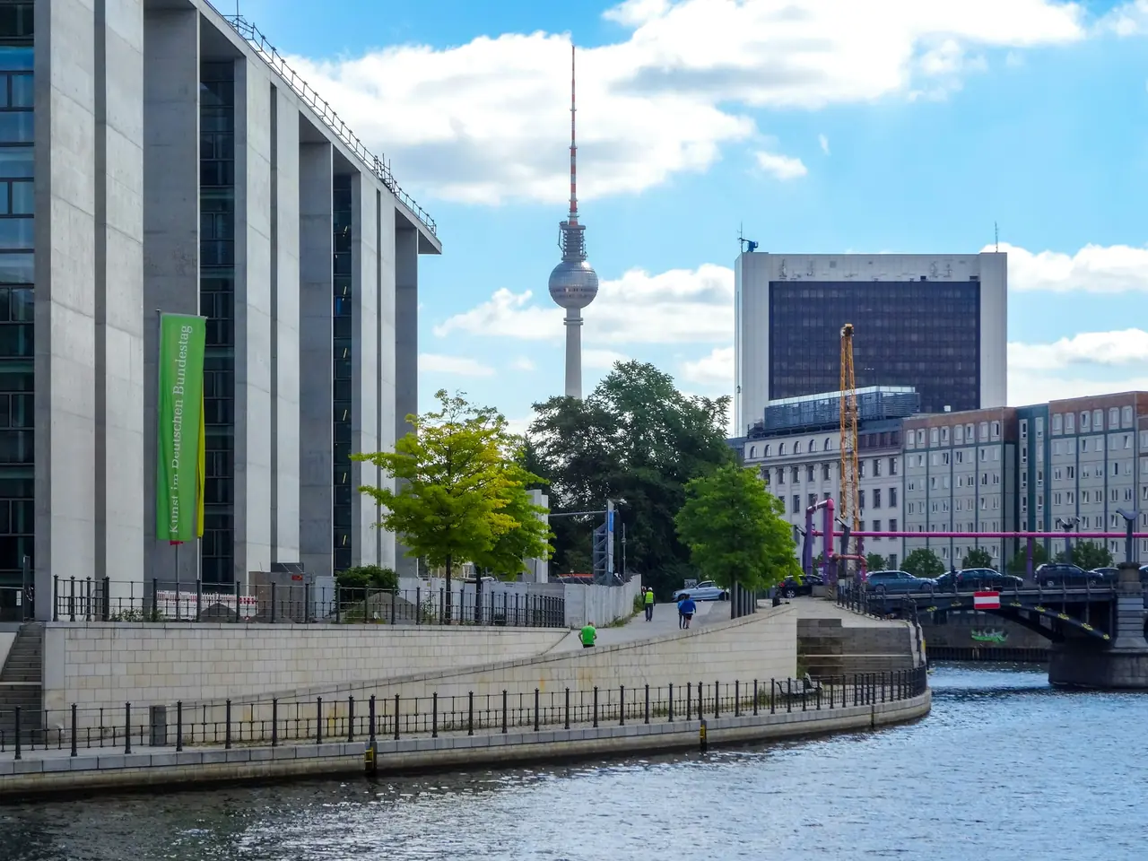 Stadsvy i Berlin