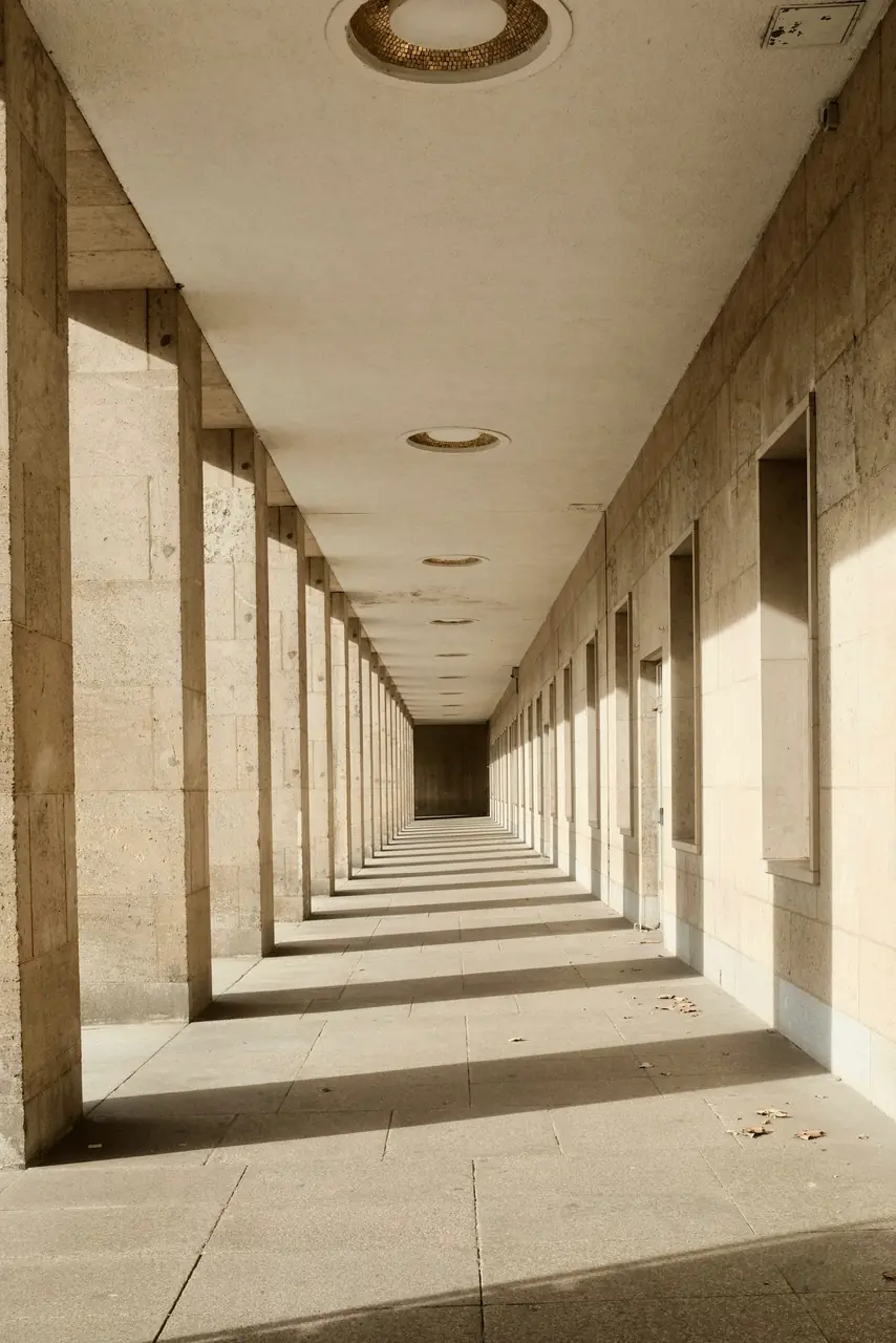 Pelargång i Tempelhof i Berlin