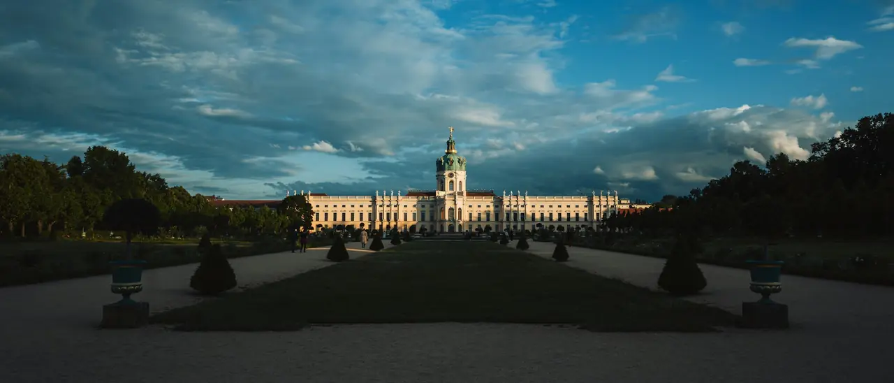 Slottet Charlottenburg i stadsdelen Charlottenburg.