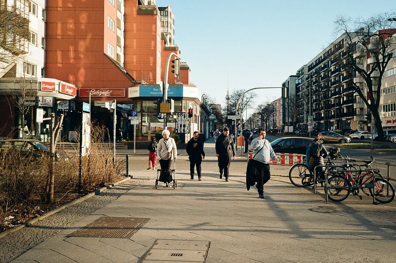 Gatuliv i Wedding i Berlin.