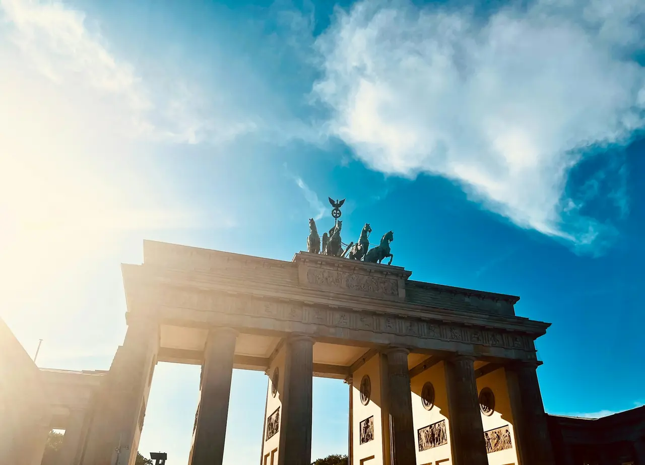 Brandenburger Tor i Berlin.