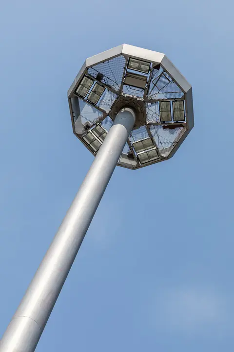 Den tidigare flygplatsbyggnaden på Tempelhof.