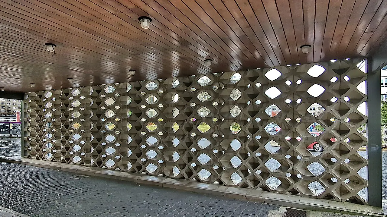Entréområdet till Stasimuseum i Berlin-Lichtenberg.