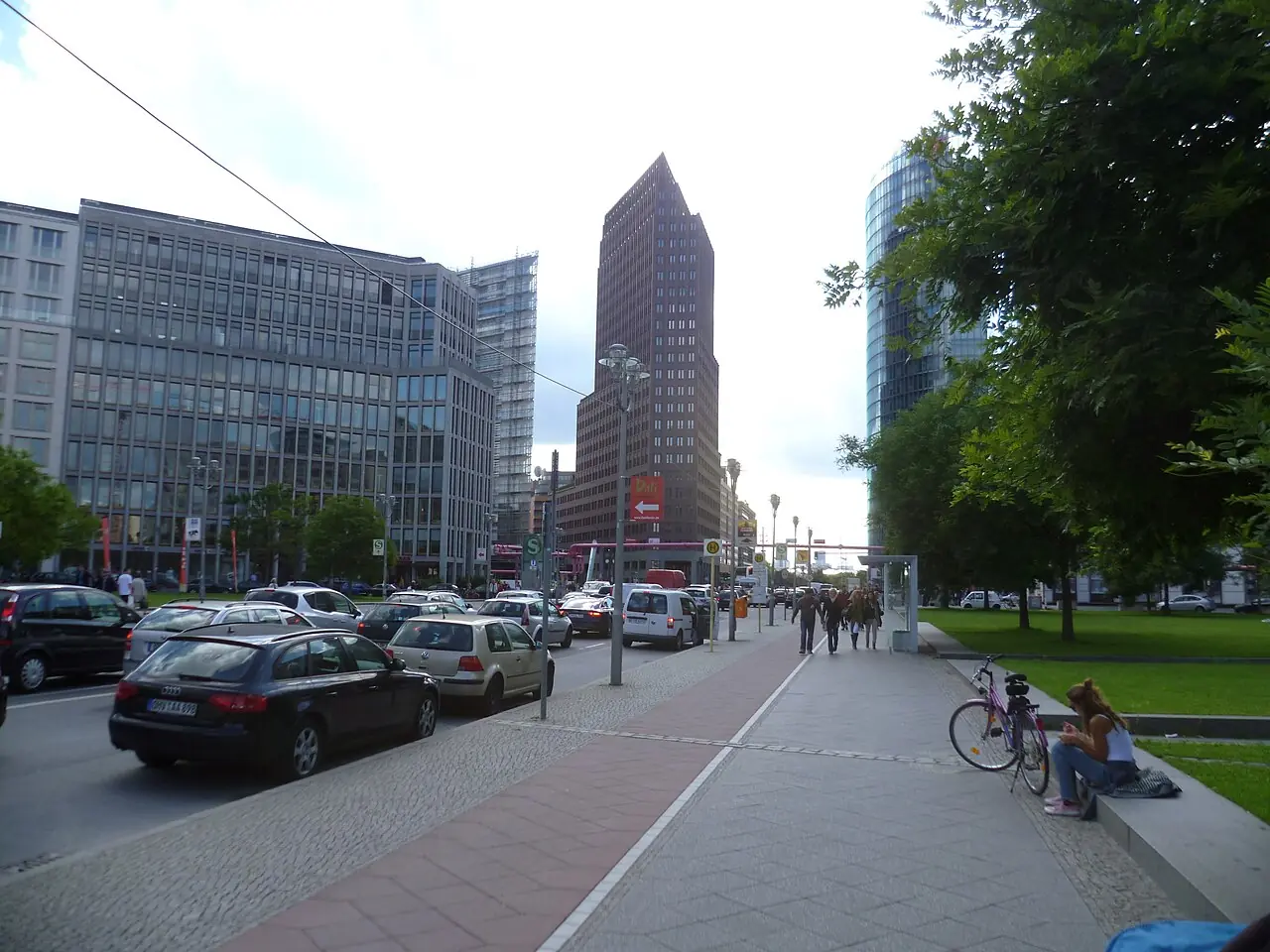 Leipziger Platz i Berlin, där Deutschlandmuseum ligger.