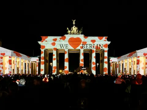 Brandenburger Tor under Festival of Lights