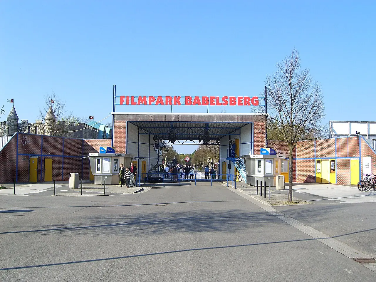 Entrén till Filmpark Babelsberg, fotograferad 2009